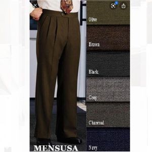 Ralph Lauren Men’s Dark Brown Wool Trousers